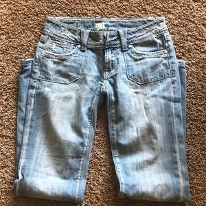Distressed Miss Me jeans